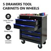 VASIP Movable Rolling Lockable Double with Door Locker and Layered Partition for Auto Repair,Hardware - 3 of 4