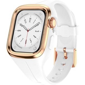 Worryfree Gadgets One Peice Silicone Band with Bumper Case for Apple Watch 38/40/41mm - 1 of 4