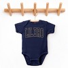The Juniper Shop Lil Bro Varsity Outline Baby Short Sleeve Bodysuit - 2 of 4