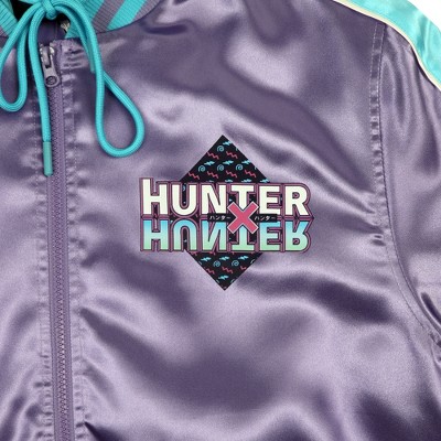 Hunter x Hunter Gon & Killua Long Sleeve Purple Hooded Satin Jacket-L — фото 3