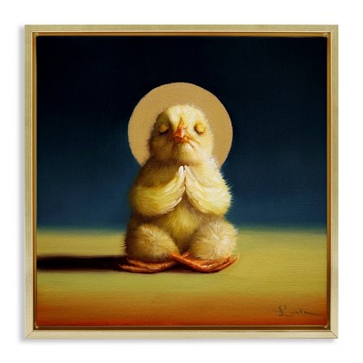 Stupell Industries Meditating Yoga Chick, 25" x 25"