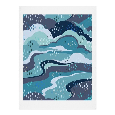 Avenie Land And Sky Ocean Surf 18" x 24" Art Print - Society6