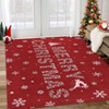 Coolmee Washable Area Rug Christmas Tree Rug for Living Room Non Slip Xmas Decor Throw Carpet Stain Resistant Holiday Area Rugs  green - 4 of 4