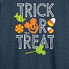 Women's - Disney - Trick Or Treat Lightweight French Terry Wide Neck Long Sleeve Shirt - 2 of 4