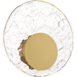 Possini Euro Design Possini Euro Lucanis 9 3/4" High Patina Gold LED Wall Sconce - 1 of 4