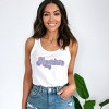 Simply Sage Market Grunge America Cursive Racerback Tank - 2 of 4