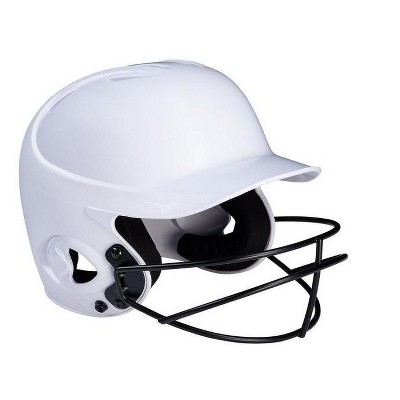Mizuno Mvp Series Solid Batting Helmet With Fastpitch Softball Mask