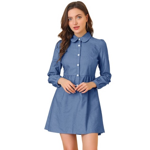 Denim shirt dress target sale