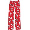 Collections Etc Red Snoopy J Elasticized Waist Drawstring Lounge Pants - 4 of 4