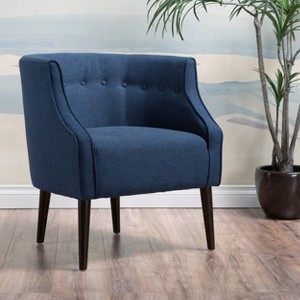 NicBex Modern Button-Tufted Small Club Accent Chairs for Living Room,Comfy Upholstered Arm Chairs,Soft Padded Tub Chair - 1 of 4