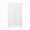 NicBex Retro 5-Drawer Dresser,Single Dressers with Metal Handles,Chest of Drawefor Bedroom,Living Room,Hallway,Bedroom Furniture - 4 of 4