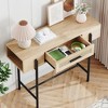 Entryway Table, Rattan Console Table, Narrow Sofa Table - 4 of 4