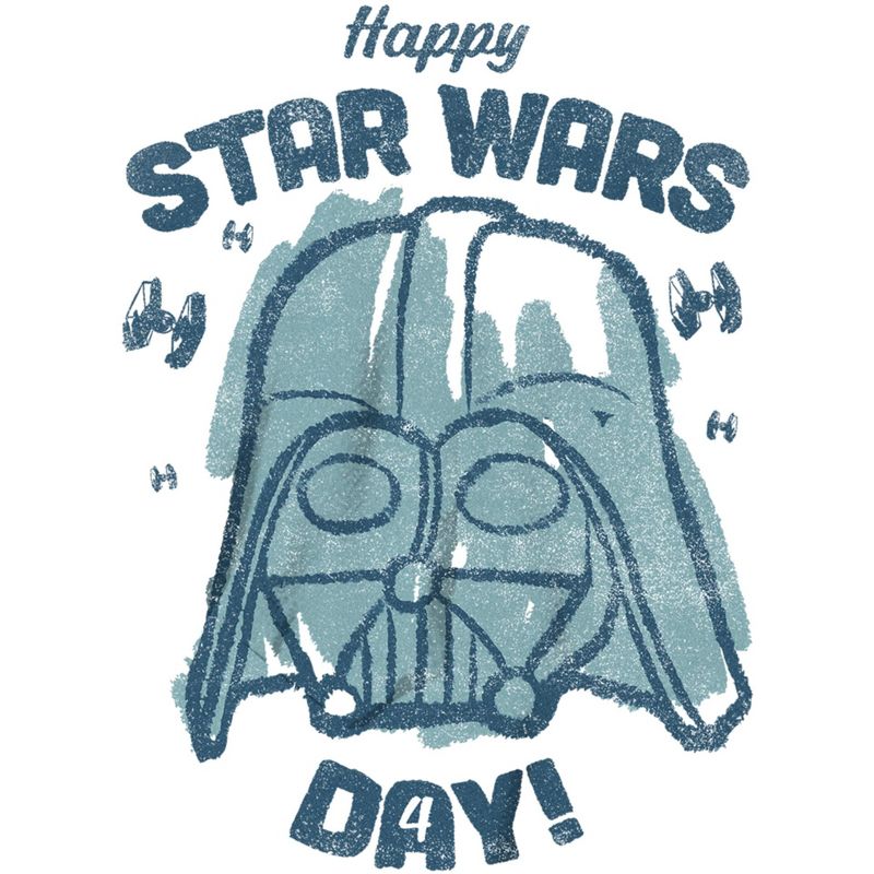 Boy's Star Wars Darth Vader Happy Star Wars Day T-Shirt, 2 of 6