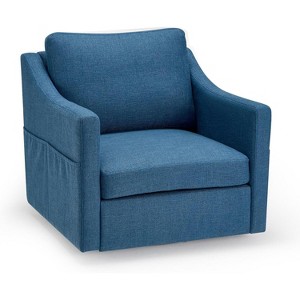 EROMMY Accent Chair,Linen Fabric Armchair - 1 of 4