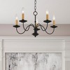Livex Lighting Heritage 5 - Light Chandelier in  Black - 3 of 4