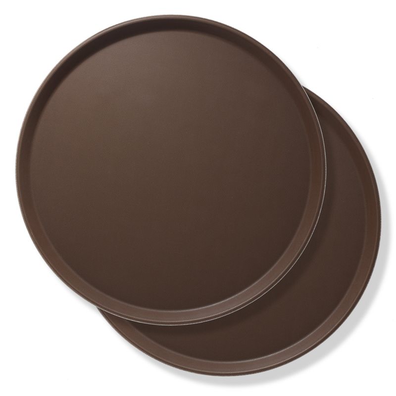 Jubilee (Set of 2) Round Restaurant Serving Trays - NSF Certified Food Service Trays, 1 of 7
