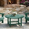 WestinTrends Malibu Low Outdoor HDPE Round Patio Coffee Table - 2 of 4