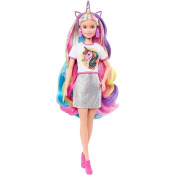 Barbie Totally Hair Styling Doll Head & 20+ Accessories, Color
