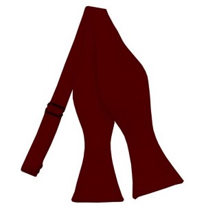 Men's Solid Color 2.75" x 4.75"  Adjustable 16" - 22" Self-Tie Bow Tie for Tuxedo & Wedding - 1 of 3
