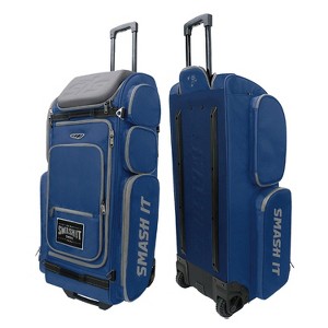 2025 Smash Ops Guerrilla V4 Roller Bag - Navy/Grey - 1 of 4