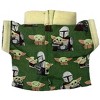 Star Wars The Child Shoulder Baby Yoda Green Mandalorian Print Robe Fits 5" Yoda - 4 of 4