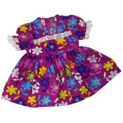 Raspberry Dress Fits 18 Inch Girl, Baby And Cabbage Patch Kid Dolls