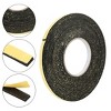 Unique Bargains Weather Stripping Tape Foam Insulation Single Side Adhesive 33ft x 2/5" x 2/25" Black 1PC - 2 of 4