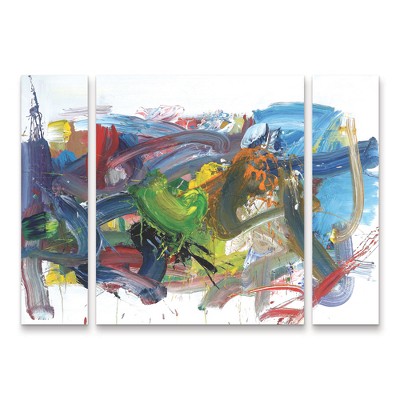 Trademark Fine Art Fong Fai Harmony Of Nature 3 Piece Panel Set Art