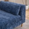 83" Wide Modern Upholstered Ottoman Bench with Armrests and Soft Cushion Support for Living Room -3irtyhousy - 3 of 4