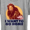 Women's - Wizard of Oz - Cowardly Lion I Want To Go Home Short Sleeve Graphic T-Shirt - 2 of 4