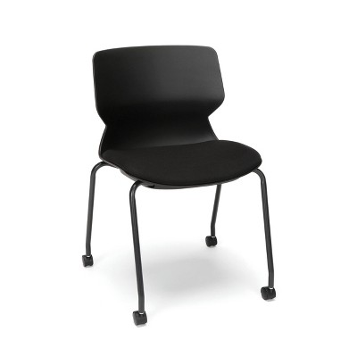 Set of 2 Contempo Guest Chairs Black - HON BASYX