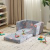 Karl Home 1-Piece Full Sponge Kids Single Folding Sofa Bed with Luminous Feature - 4 of 4