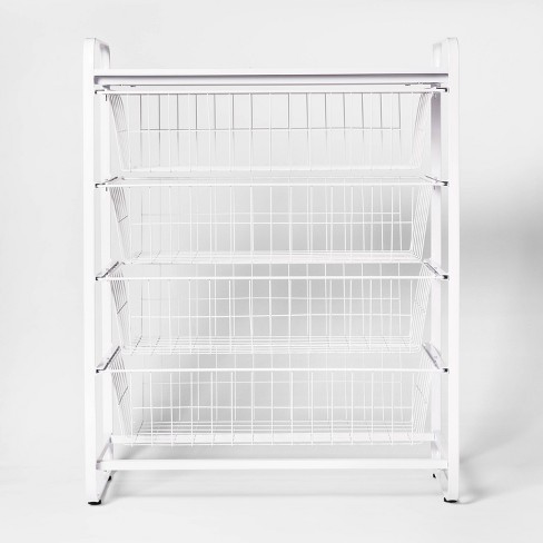 4 Drawer Stackable Countertop Organizer Clear - Brightroom™ : Target