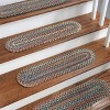 Colonial Mills New England Braid Stair Treads - Urban Brown 8"x28" (SET 7) - 4 of 4