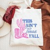 City Creek Prints This Ain't Texas Canvas Tote Bag - 15x16 - Natural - 2 of 2