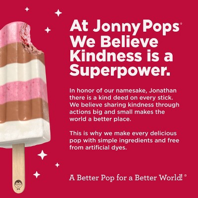 JonnyPops Neapolitan Cream Minis Frozen Pops - 6.75 fl oz/6ct