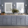 24 in. W x 32 in. H Rectangular Frameless Dimmable LED Lights Wall Mounted Bathroom Vanity Mirror - 4 of 4