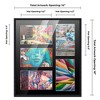 PosterPalooza | Black Finish Collage Frame - Black Mat, 20 Frame Sizes to Choose From, UV Acrylic - 2 of 4