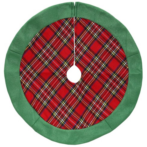 Plaid christmas 2025 tree skirt target