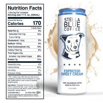 STELLA BLUE Coffee Espresso Sweet Cream - 11 fl oz