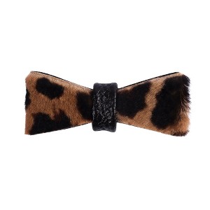 PoisePup – Luxury Pet Dog Bow Tie – Soft Premium Leather Bowtie for Small and Large Dogs - Wildest One - 1 of 3