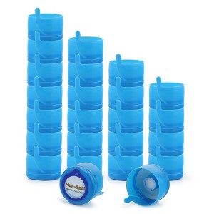 Cornucopia Brands 3 and 5 Gallon Water Jug Replacement Caps 24pk; Multi-Use Parts Non Spill Lids for Water Dispenser Carboys - 1 of 4
