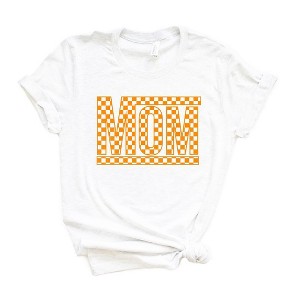 Simply Sage Market Women's Mom Checkered Box Puff Print Short Sleeve Graphic Tee - 1 of 4