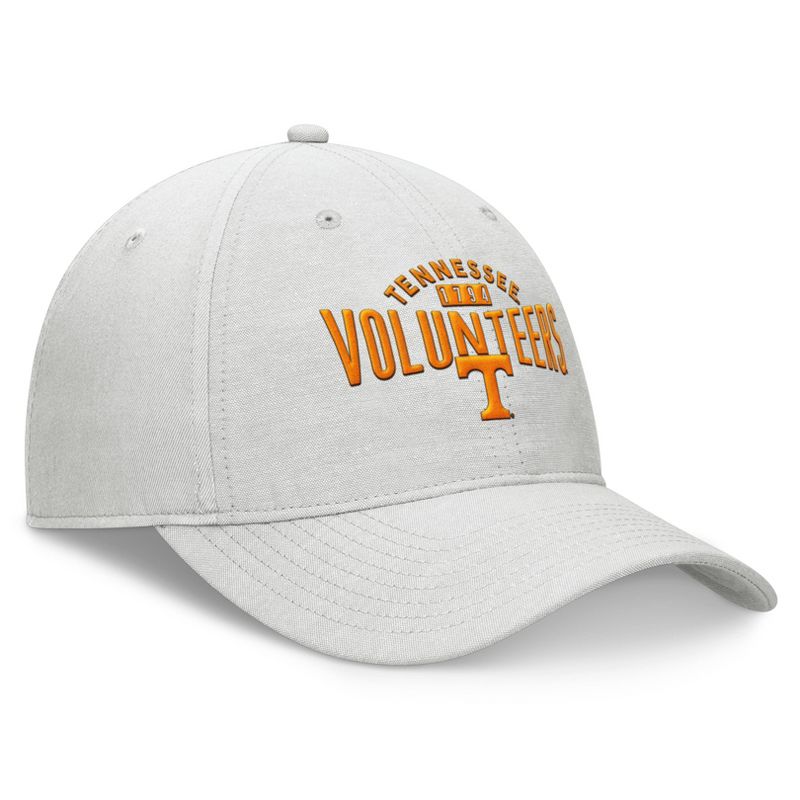 NCAA Tennessee Volunteers Unstructured Chambray Cotton Hat - Gray, 3 of 5