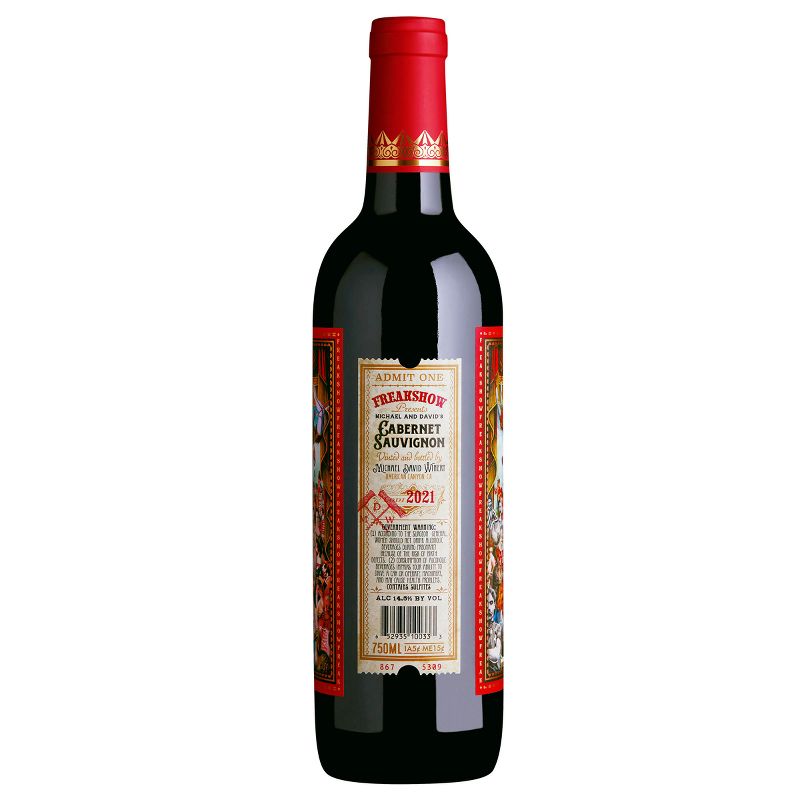 Freakshow Cabernet Sauvignon Red Wine - 750ml Bottle, 3 of 5