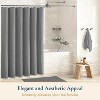 LunaLulinlk Fabric Shower Curtain with Hooks - 3 of 4