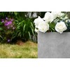 Rosemead Home & Garden, Inc. Kante Lightweight Modern Outdoor Concrete Square Planter - 2 of 3