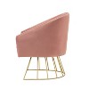 Inspired Home Adalene Velvet Accent Chair - 4 of 4