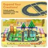 PICASSO-TILES Race Track Highway Magnetic Tiles for Kids, 16PCS Construction STEM Building Blocks Educational Toy - 2 of 4