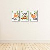 Big Dot of Happiness Let's Hang - Sloth - Kids Bathroom Rules Wall Art - 7.5 x 10 inches - Set of 3 Signs - Wash, Brush, Flush - 3 of 4
